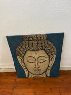 Buddha Schilderijen uit Thailand - Opgespannen, Antiek en Kunst, Ophalen of Verzenden