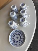 Blauw Saks servies Los, Antiek en Kunst, Antiek | Servies los, Ophalen of Verzenden