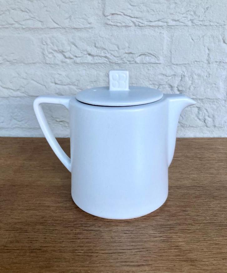 Bredemeier Holland: witte theepot Lund + theefilter. Nieuw., Huis en Inrichting, Keuken | Servies, Nieuw, Overige typen, Overige stijlen