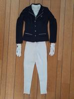 Complete set paardrijkleding, wedstrijdkleding voor meisje, Dieren en Toebehoren, Paardrijkleding, Ophalen of Verzenden, Zo goed als nieuw