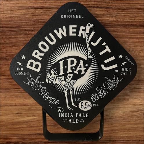 Brouwerij’tij I.P.A. Bier lamp, Verzamelen, Biermerken, Zo goed als nieuw, Reclamebord, Plaat of Schild, Overige merken, Ophalen of Verzenden