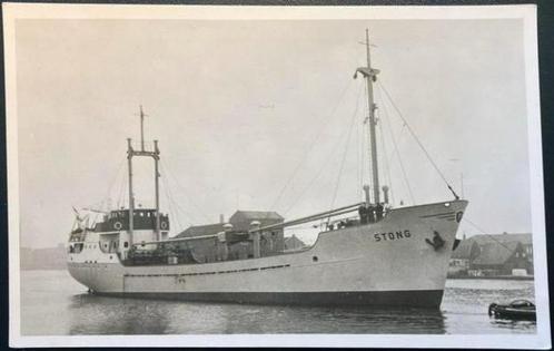 STONG  Noorwegen 1953 Zaanlandse Scheepsbouw Zaandam, Verzamelen, Scheepvaart, Ophalen of Verzenden