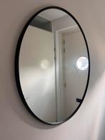 Ronde Spiegel met Zwarte Rand, Ophalen, Rond, Zo goed als nieuw, 75 tot 100 cm