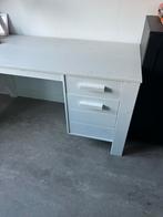 Wit Bureau - 141x59x74 cm, Huis en Inrichting, Bureaus, Ophalen, Gebruikt, Bureau