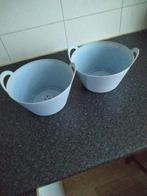 2 bloem mandjes, Huis en Inrichting, Emmers, Ophalen, Kunststof