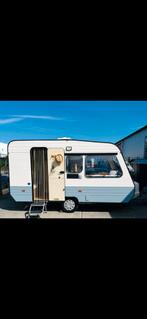 Caravan adria retro gepimt vintage, Caravans en Kamperen, Caravans, Treinzit, Dwarsbed, Particulier, Adria