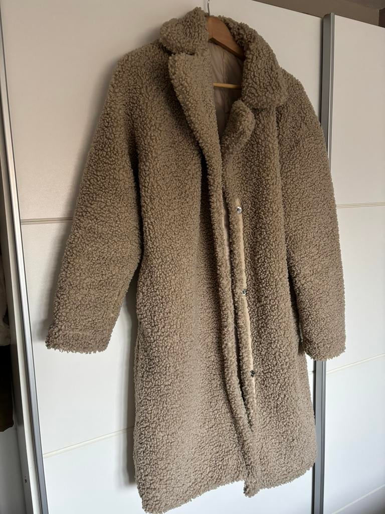 Warme bont jas, Kleding | Dames, Jassen | Winter, Ophalen of Verzenden, Zo goed als nieuw, Maat 38/40 (M)