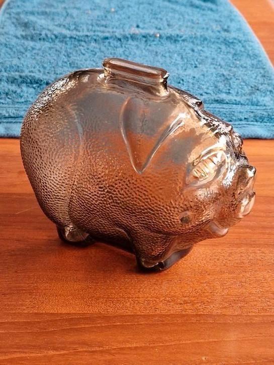 Vintage Spaarvarken Anchor Hocking U.S.A jaren 50, Antiek en Kunst, Antiek | Glas en Kristal, Ophalen of Verzenden