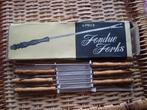 Fondue vorkjes nieuw, Ophalen of Verzenden, Nieuw, Rvs of Chroom, Bestekset