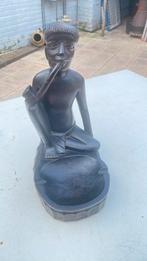 Asbak met pijproker, Antiek en Kunst, Ophalen of Verzenden