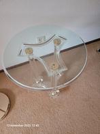 Glazen Design Salontafel, 50 tot 100 cm, 50 tot 75 cm, Rond, 50 tot 100 cm