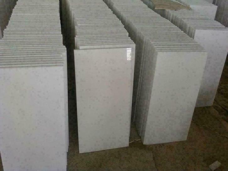 Marmer platen BIANCO 30x100 cm, tegels 3cm dik!, Tuin en Terras, Tegels en Klinkers, Nieuw, Overige typen, Natuursteen, Ophalen of Verzenden