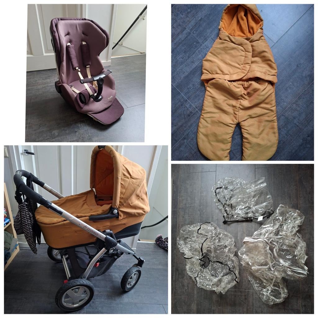 Maxi Cosi Mura kinderwagen met accessoires, Gebruikt, Verstelbare duwstang, Maxi-Cosi, Ophalen