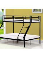 Stapelbed 3 persoons, Huis en Inrichting, Slaapkamer | Stapelbedden en Hoogslapers, Gebruikt, 90 cm, 160 tot 180 cm, Tweepersoons