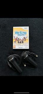 Wii Sing + Microfoons, Spelcomputers en Games, Games | Nintendo Wii, Gebruikt, Ophalen of Verzenden