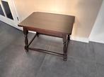 Eikenhouten vintage bijzettafel koffietafel engels, Gebruikt, 55 tot 75 cm, Vintage klassiek, Rechthoekig
