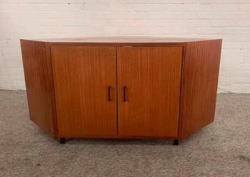 Vintage Jaren 60 Simpla lux hoekkast Dressoir tv kast beschikbaar voor biedingen
