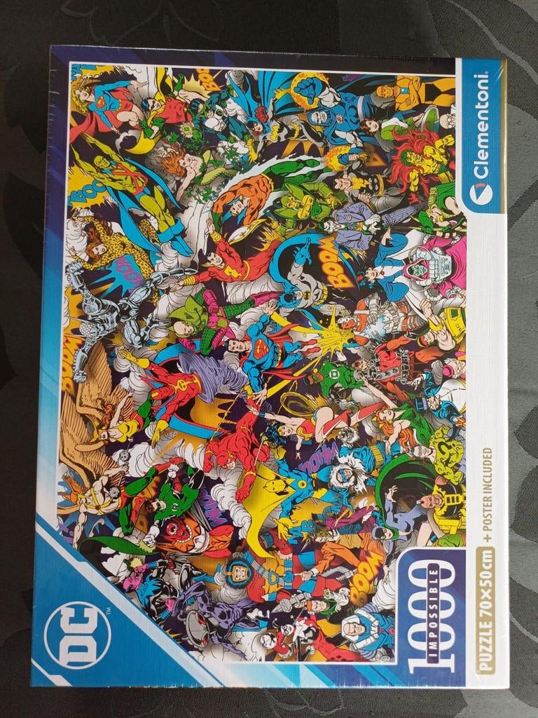 Nieuwe Clementoni DC Impossible Puzzel 1000 stukjes, Ophalen of Verzenden, 500 t/m 1500 stukjes, Nieuw, Legpuzzel