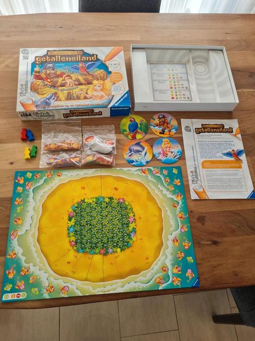 Tiptoi het Mysterie van getalleneiland, Hobby en Vrije tijd, Gezelschapsspellen | Bordspellen, Zo goed als nieuw, Ophalen of Verzenden