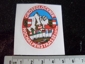 sticker grossglockner hochalpenstrasse 2571m logo embleem beschikbaar voor biedingen