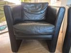 2x lederen fauteuil Molinari, Huis en Inrichting, Fauteuils, Ophalen, Gebruikt