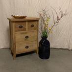 Ladekast - massief teak - 4 lades - 80 cm hoog - TTM Wonen, Www.ttmwonen.nl, Teakhout, Nieuw, Landelijk