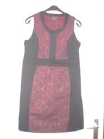 Zwart/rood cocktail jurk maat 44, Kleding | Dames, Zwart, Maat 42/44 (L), Cocktailjurk, Ophalen of Verzenden