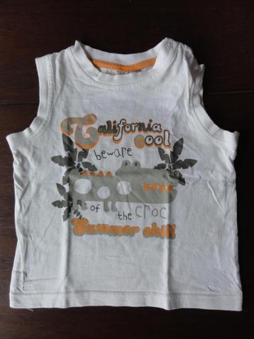 Shirt / shirtje / hemd / hemdje mouwloos maat 80 jongen beschikbaar voor biedingen