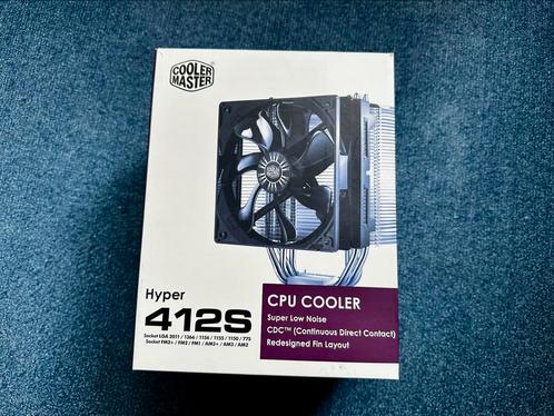 Cooler Master Hyper 412S CPU air cooler, Computers en Software, Computerkoelers, Zo goed als nieuw, Luchtkoeling, Ophalen of Verzenden