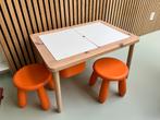 Ikea Flisat kindertafel met 2 krukjes en opbergbakken, Ophalen, Gebruikt, Tafel(s) en Stoel(en)