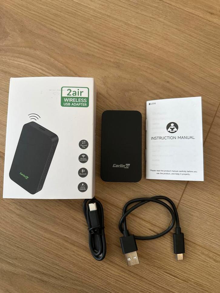 CarlinKit 5.0 CarPlay Android Auto Wireless Adapter, Auto diversen, Auto-accessoires, Zo goed als nieuw, Ophalen of Verzenden