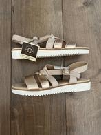 5th avenue lederen leer sandalen maat 39 metallic, Kleding | Dames, Schoenen, Beige, Nieuw, 5th Avenue, Sandalen of Muiltjes