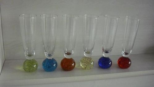Spijkerglas-Vaasjes, Antiek en Kunst, Antiek | Glas en Kristal, Ophalen of Verzenden