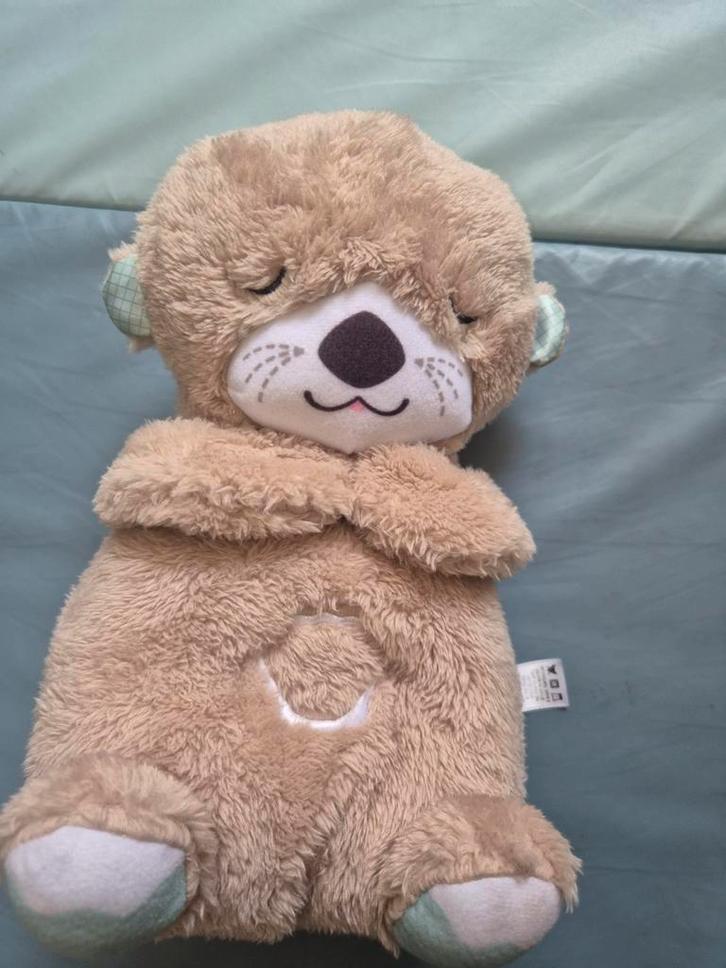 Fischer price bedtijd otter, Kinderen en Baby's, Speelgoed | Knuffels en Pluche, Zo goed als nieuw, Overige typen, Ophalen