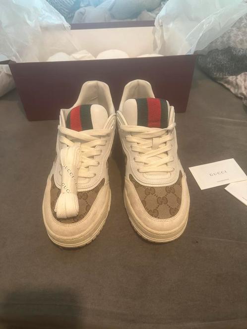 Gucci schoenen, Kleding | Heren, Schoenen, Zo goed als nieuw, Overige typen, Wit, Ophalen of Verzenden