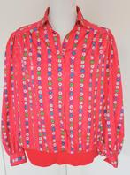 Toffe vintage blouse, blouson maat L, Ophalen of Verzenden, Zo goed als nieuw, Maat 42/44 (L), Rood