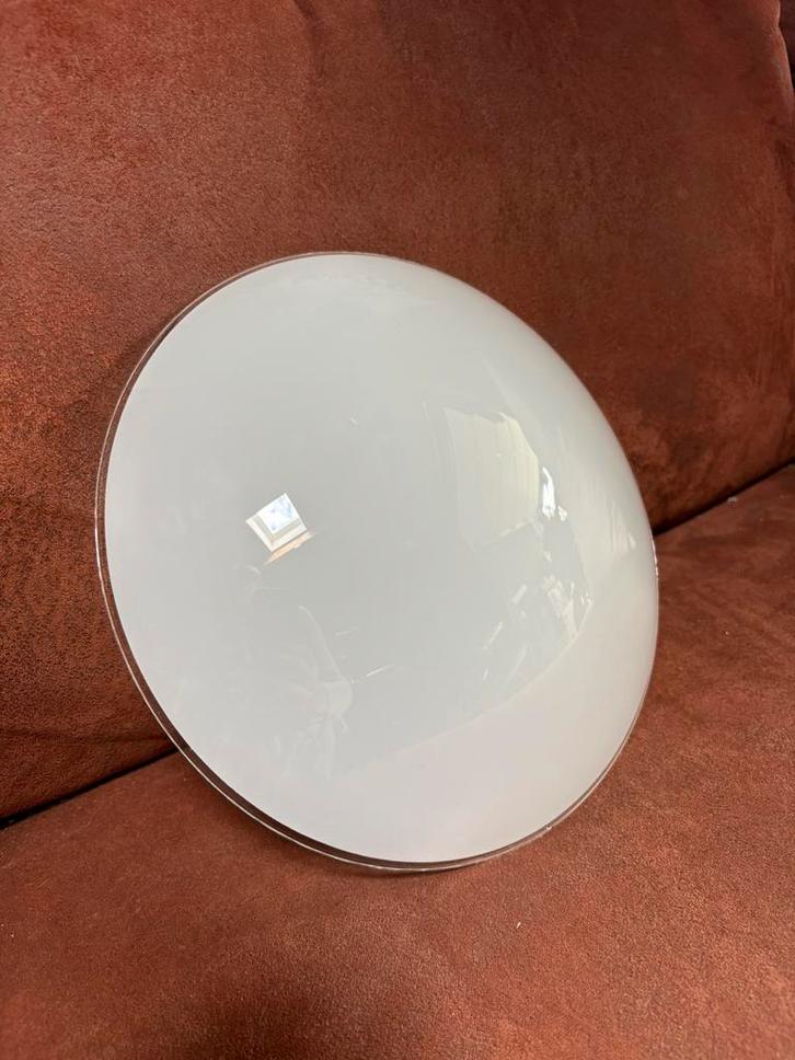 Glazen kap voor een plafonniere, Huis en Inrichting, Lampen | Plafondlampen, Gebruikt, Glas, Ophalen