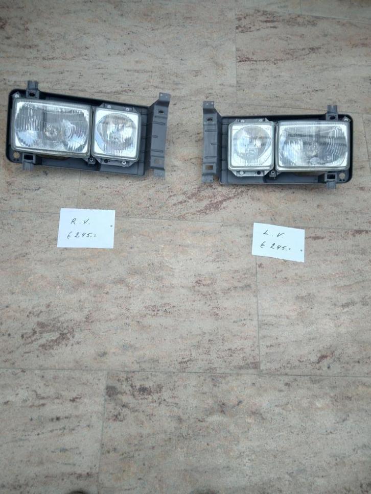 VW T3 Vierkante dubbele Koplampen Hella H4, Links en Rechts, Caravans en Kamperen, Camper-accessoires, Zo goed als nieuw, Ophalen of Verzenden