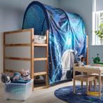 Ikea Kura Bed Tent - Blauw met Witte Stippen, Ophalen of Verzenden, Zo goed als nieuw