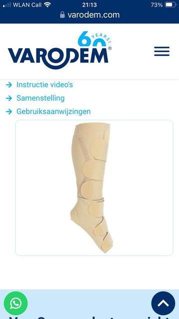 Varocare voet en onderbeen beschikbaar voor biedingen
