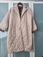 Gewatteerde jas beige/tijgerprint, Kleding | Dames, Jassen | Winter, Ophalen of Verzenden, Zo goed als nieuw, Maat 42/44 (L), Beige