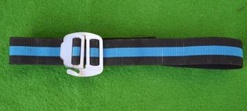Soepele blauw-zwarte loodgordel - 120 cm beschikbaar voor biedingen