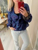 Blouse Crās maat 38, Blauw, Ophalen of Verzenden, Zo goed als nieuw, Cras