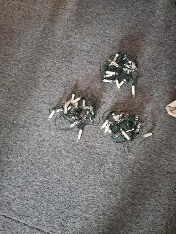 Kerstverlichting - Gebruikt 3 strengen lichtjes beschikbaar voor biedingen