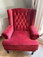 2x chique fauteuil met voetenbankje, Ophalen, Zo goed als nieuw