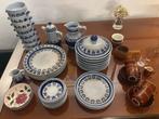 Vintage aardewerk servies, Huis en Inrichting, Keuken | Servies, Ophalen, Aardewerk, Overige stijlen, Bord(en)