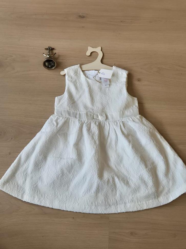 Wit jurkje maat 86 baby club c&a, Kinderen en Baby's, Babykleding | Maat 86, Gebruikt, Meisje, Ophalen of Verzenden