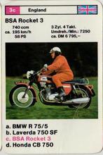 Kw1121 motorkaartje - 3C -- bsa rocket 3, Ophalen of Verzenden, Zo goed als nieuw, Motoren