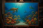 Great Barrier Reef schilderij op aanvraag, Minder dan 50 cm, Oorspronkelijke maker, Verzenden, Nieuw