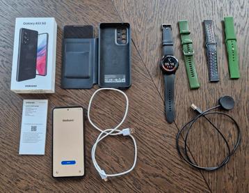 Samsung Galaxy A53 en Samsung Galaxy watch 4 classic beschikbaar voor biedingen